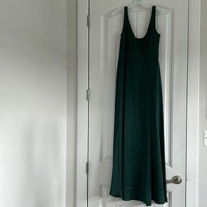David’s bridal Emerald green gown